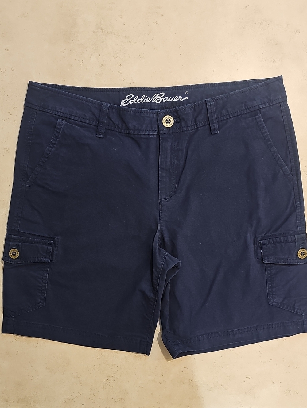 Eddie Bauer Dark Navy Women's Cargo Shorts